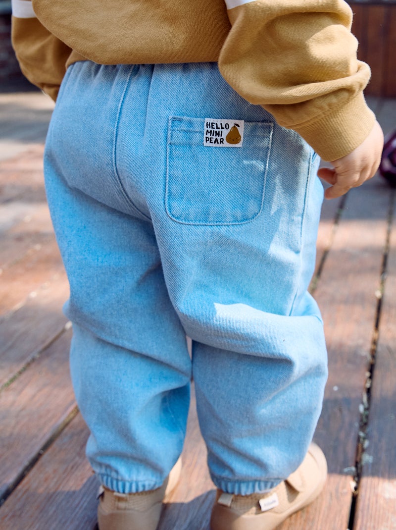 sporttraining van denim Blauw - Kiabi
