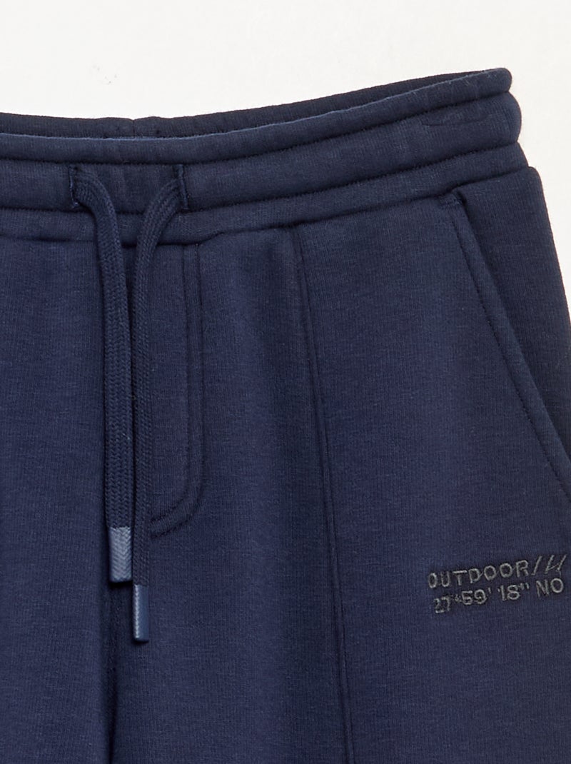 Sporttraining van fleece Blauw - Kiabi