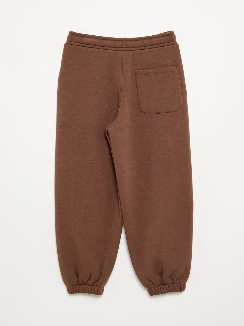 Sporttraining van fleece Bruin - Kiabi