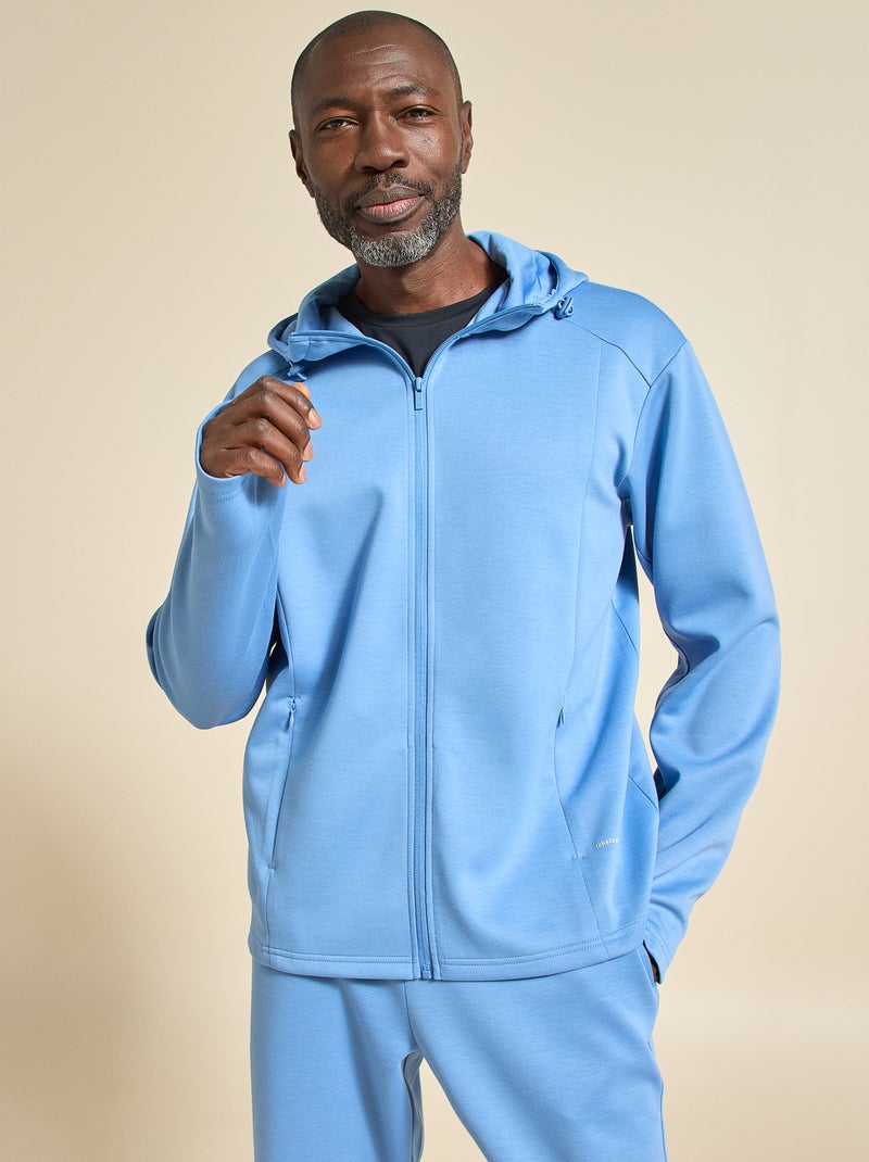 Sportvest met capuchon - (ekstract) Blauw - Kiabi