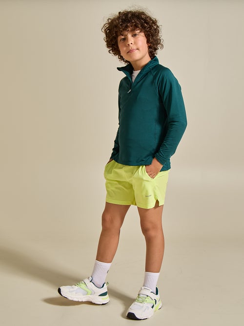 Sportvest met opstaande kraag en rits - (ekstract) - Kiabi Sportvest met opstaande kraag en rits - (ekstract) - Kiabi