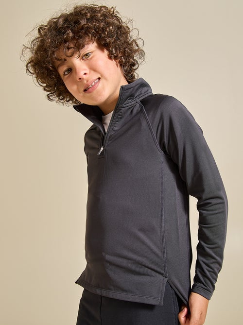 Sportvest met opstaande kraag en rits - (ekstract) - Kiabi Sportvest met opstaande kraag en rits - (ekstract) - Kiabi