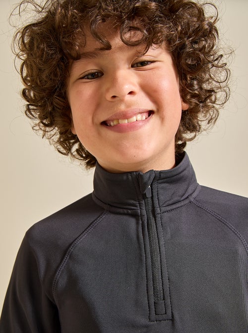 Sportvest met opstaande kraag en rits - (ekstract) - Kiabi Sportvest met opstaande kraag en rits - (ekstract) - Kiabi