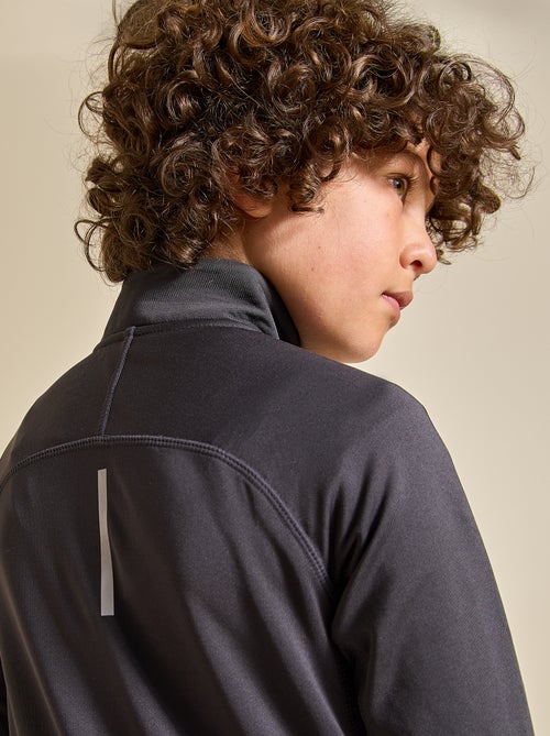 Sportvest met opstaande kraag en rits - (ekstract) - Kiabi Sportvest met opstaande kraag en rits - (ekstract) - Kiabi