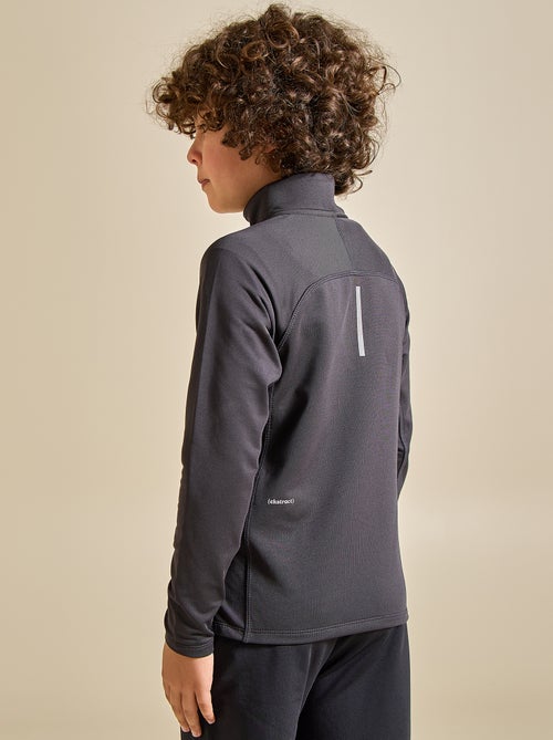 Sportvest met opstaande kraag en rits - (ekstract) - Kiabi Sportvest met opstaande kraag en rits - (ekstract) - Kiabi