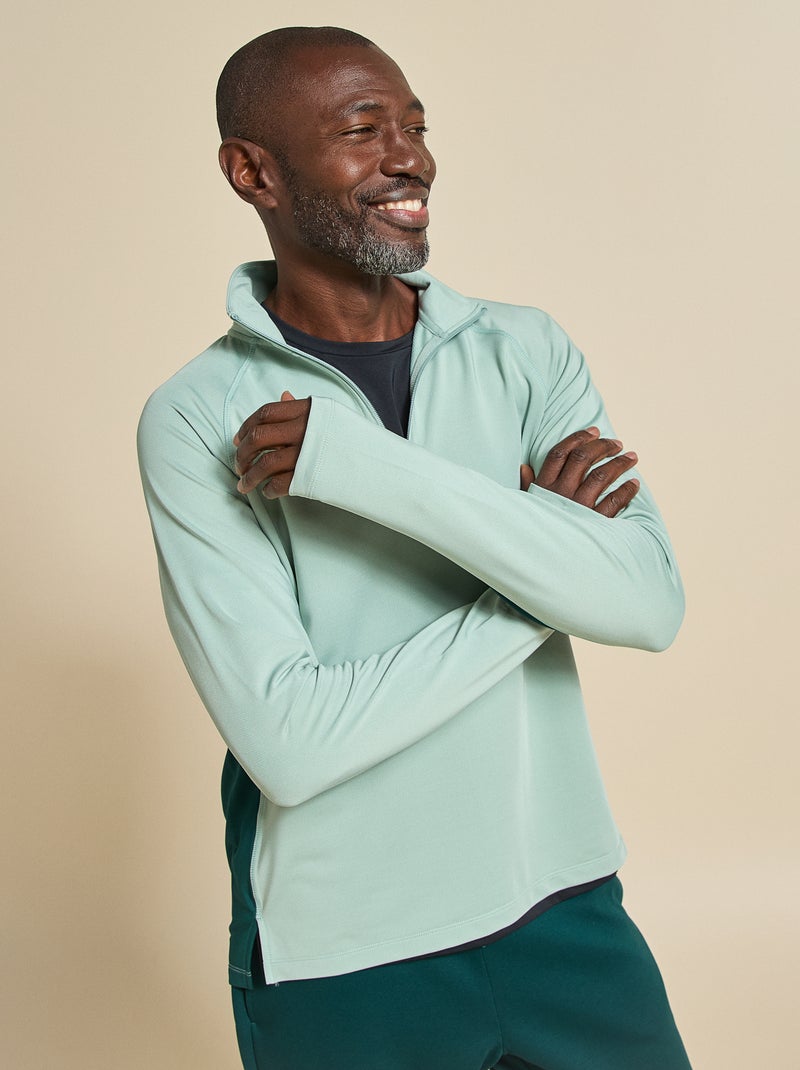 Sportvest met rits - (ekstract) Groen - Kiabi