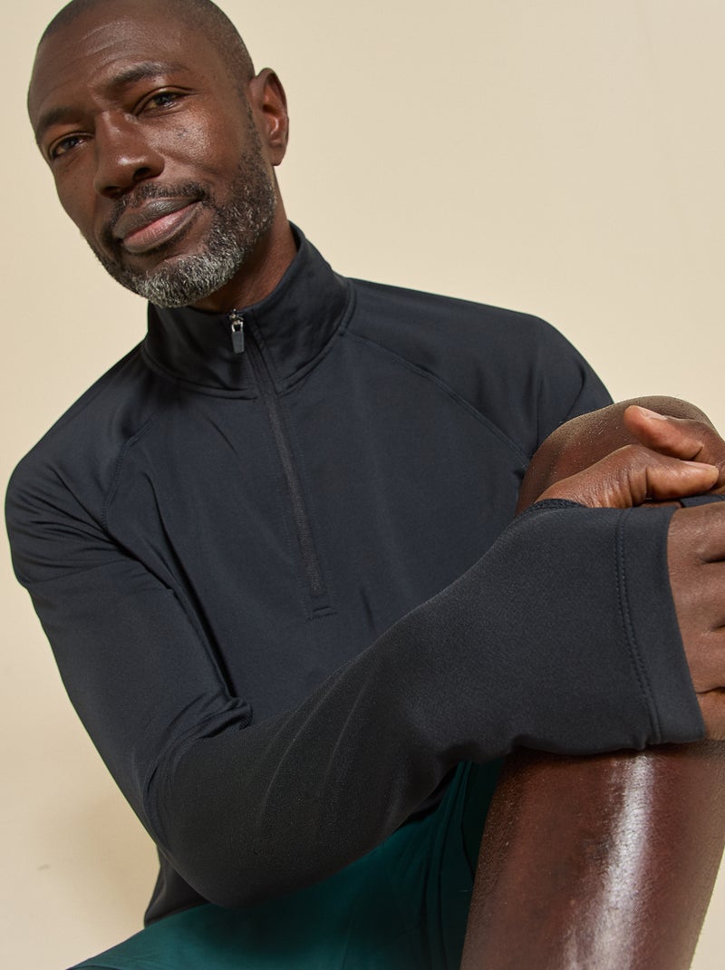 Sportvest met rits - (ekstract) Zwart - Kiabi