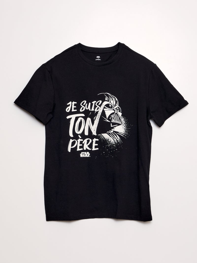 'Star Wars'-T-shirt - 100 jaar 'Disney' ZWART - Kiabi
