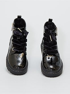 Stoere enkellaarzen - Kiabi