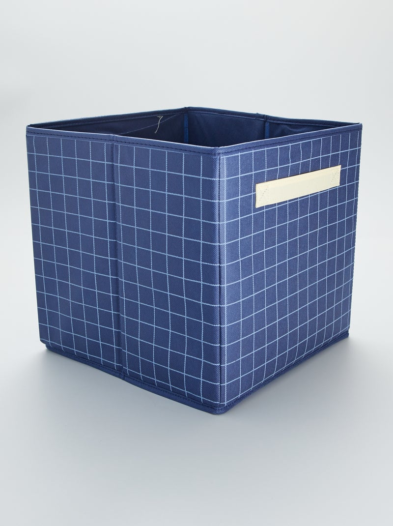 Stoffen opbergdoos - BLAUW - Kiabi