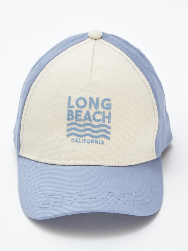 Stoffen pet met borduursels BLAUW - Kiabi