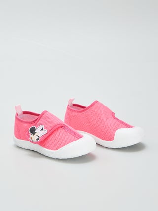 Stoffen schoenen met Minnie-print