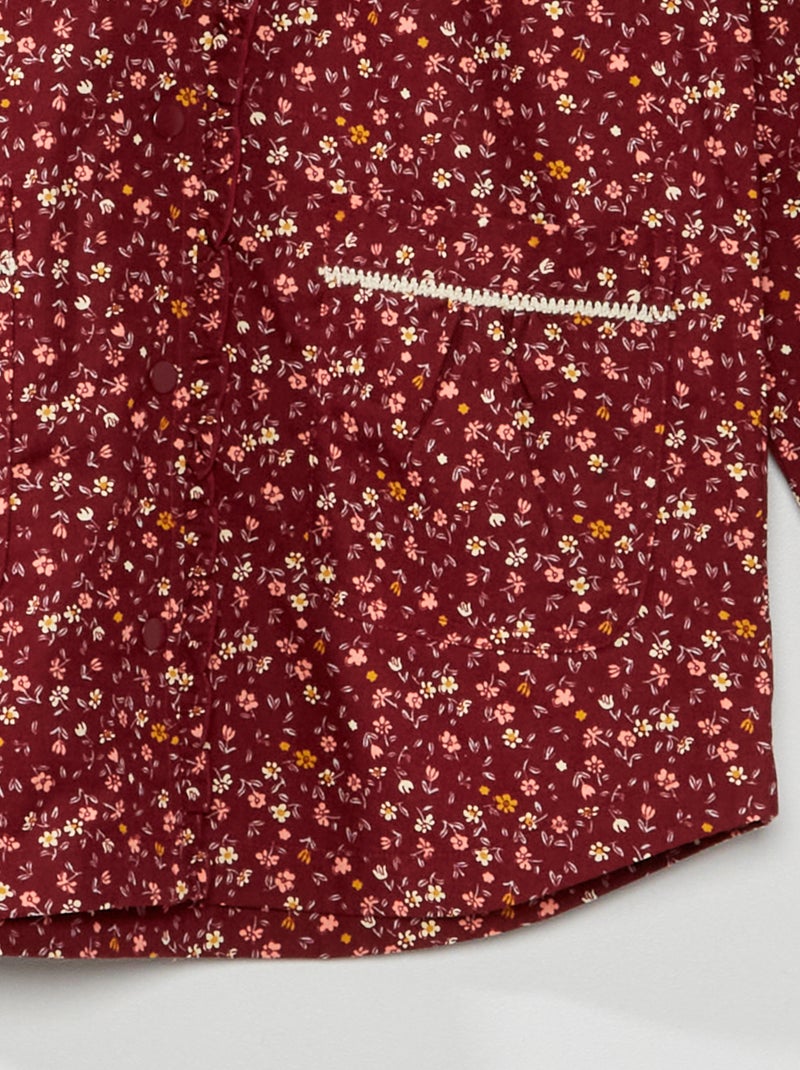 Stoffen schoolschort Rood - Kiabi