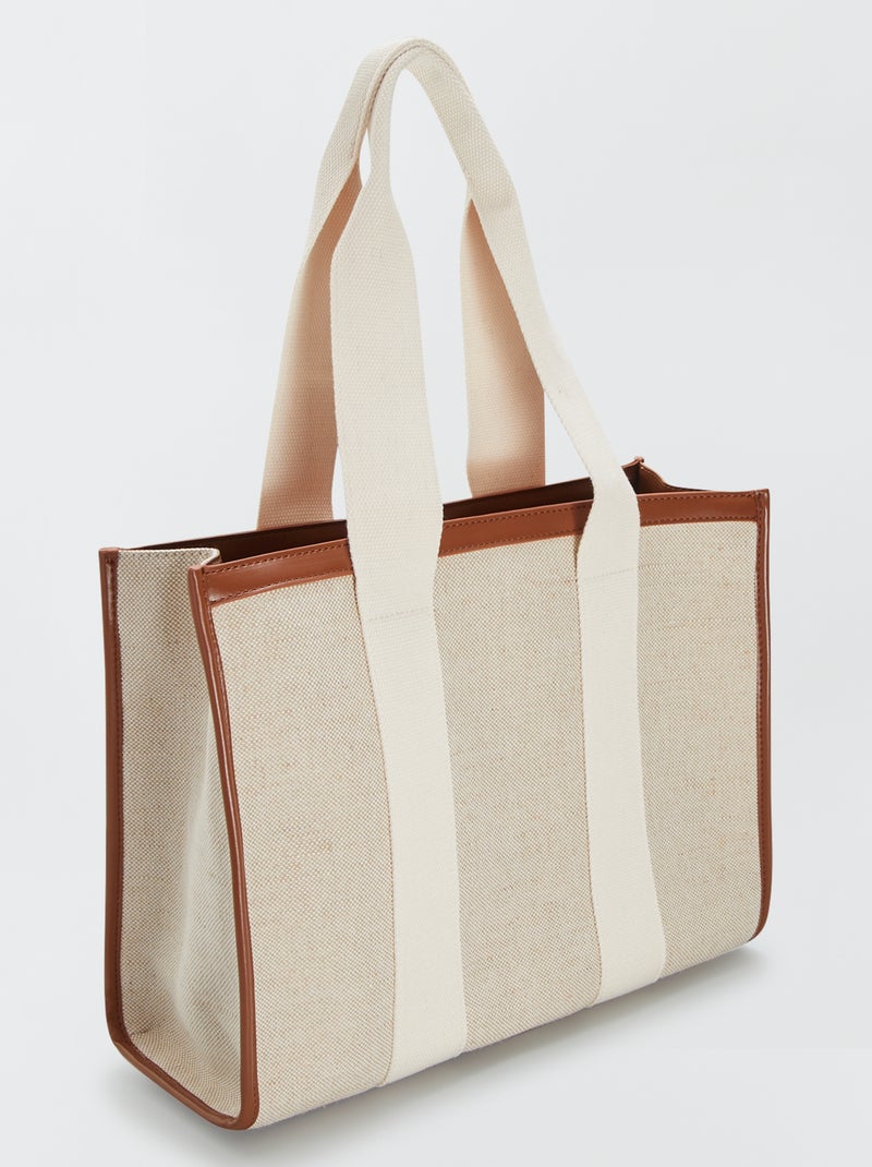 Stoffen shopper BIEGE - Kiabi