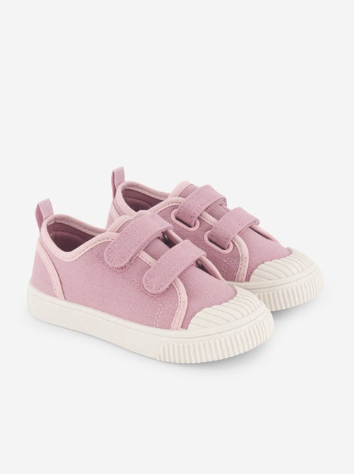 Stoffen sneakers met dambordprint - Kiabi