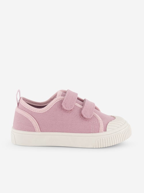 Stoffen sneakers met dambordprint - Kiabi