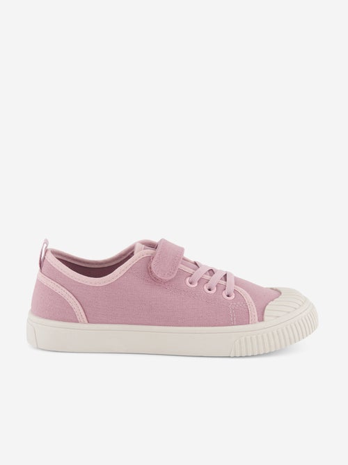 Stoffen sneakers met dambordprint - Kiabi