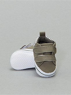 Stoffen sneakers met klittenband - Kiabi