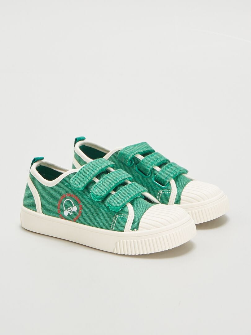 Sneakers met groen hot sale