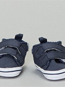 Stoffen sneakers met klittenband - Kiabi