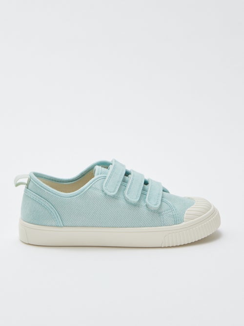 Stoffen sneakers met klittenbanden - Kiabi