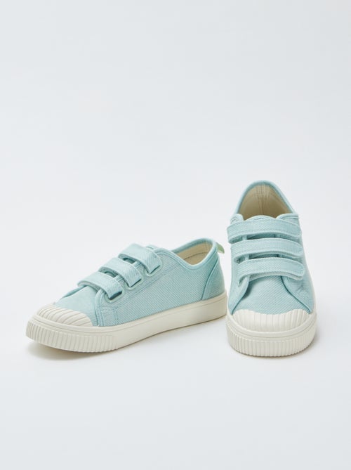 Stoffen sneakers met klittenbanden - Kiabi