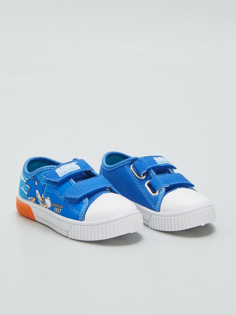 Stoffen sneakers 'Sonic' BLAUW - Kiabi