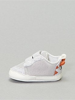 Stoffen sneakers van nettricot - Kiabi
