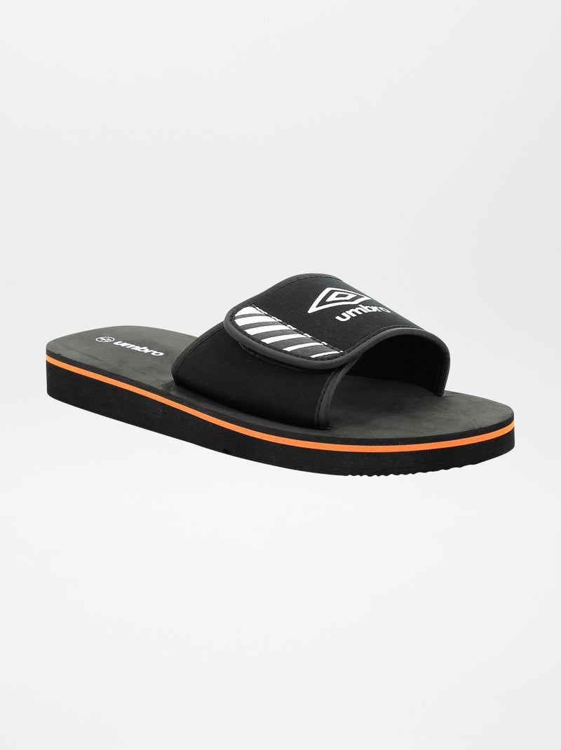 Stoffen Umbro-slippers ZWART - Kiabi