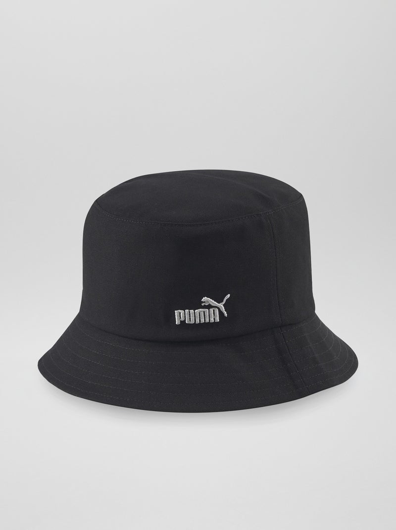 Stoffen vissershoedje 'Puma' ZWART - Kiabi