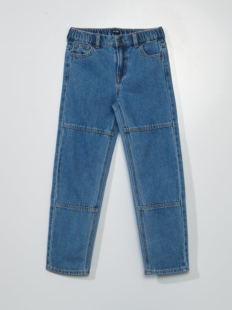 Straight-fit 5-pocketjeans BLAUW - Kiabi