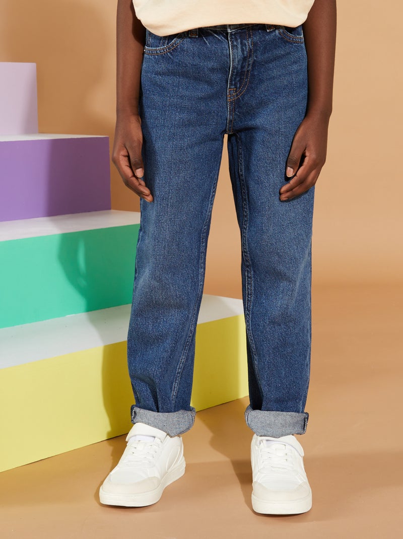 Straight-fit 5-pocketjeans BLAUW - Kiabi