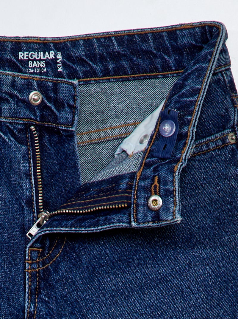 Straight-fit 5-pocketjeans BLAUW - Kiabi