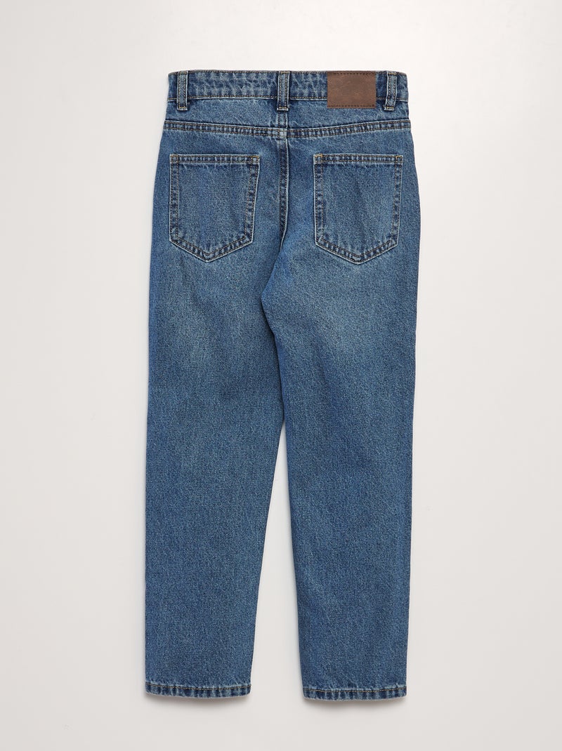 Straight-fit 5-pocketjeans BLAUW - Kiabi