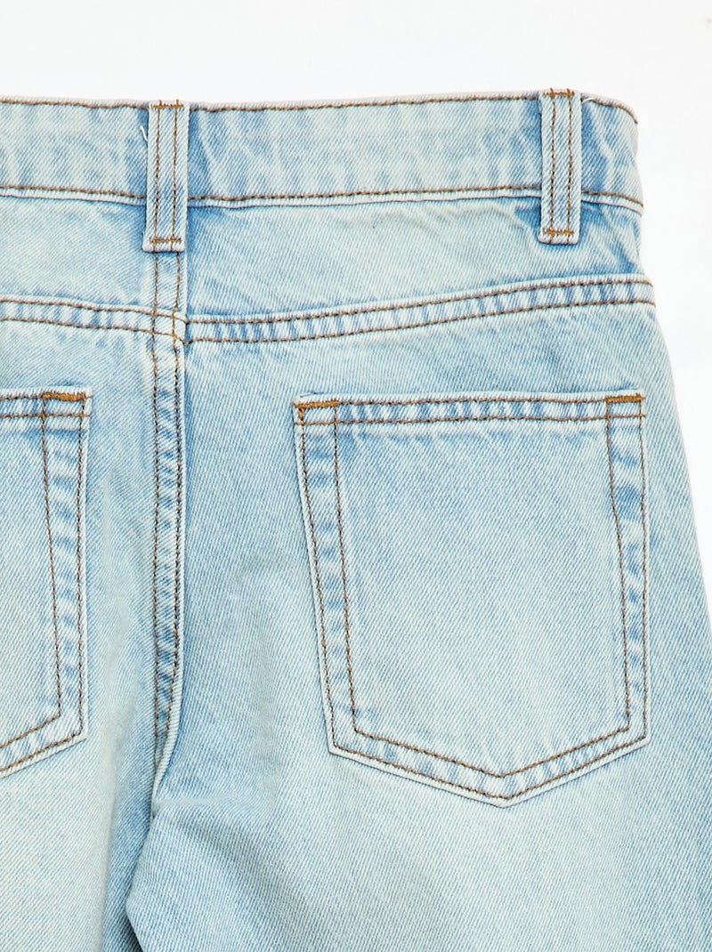 Straight-fit 5-pocketjeans BLAUW - Kiabi