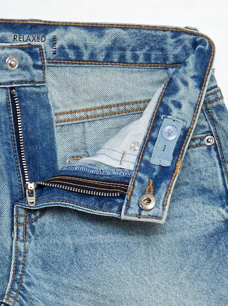 Straight-fit 5-pocketjeans BLAUW - Kiabi