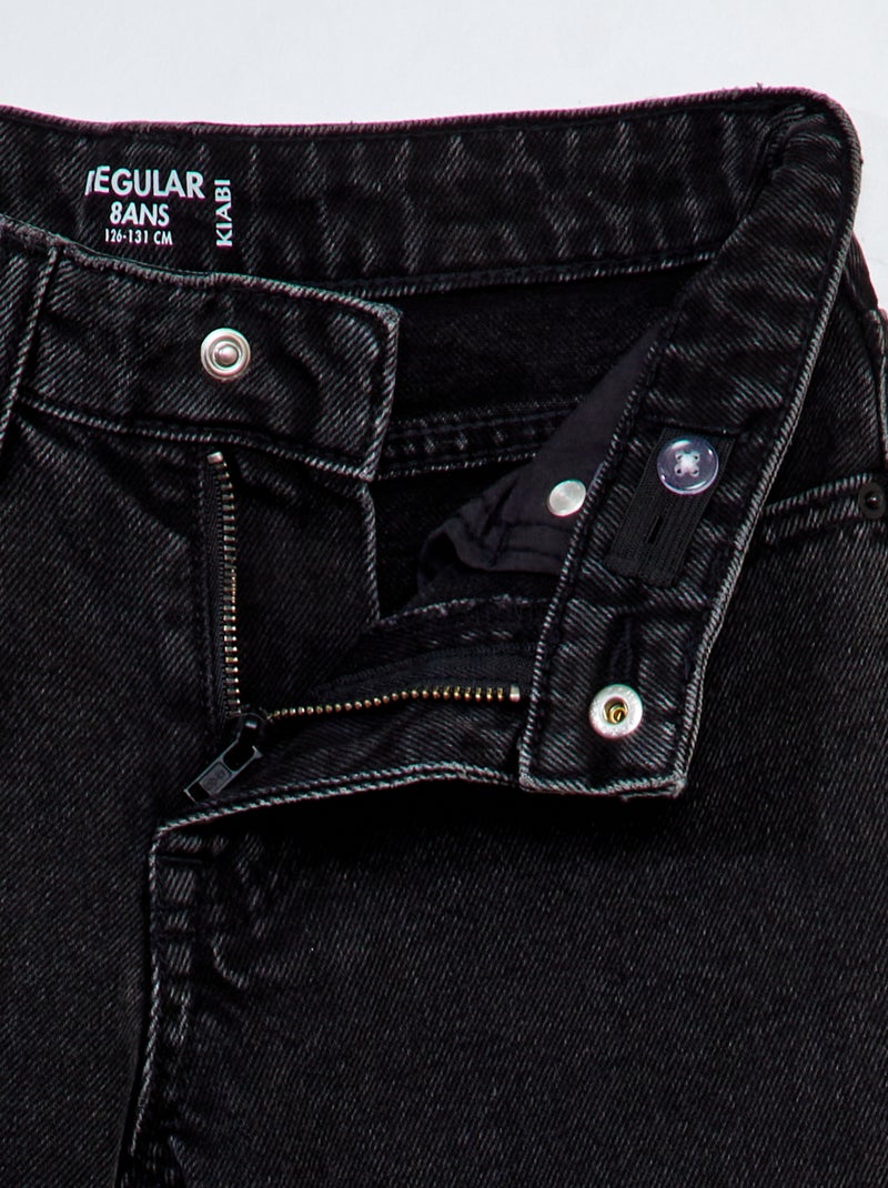 Straight-fit 5-pocketjeans GRIJS - Kiabi