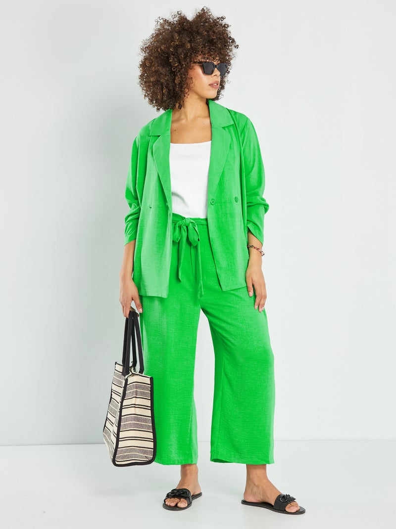 Straight-fit broek 'Only' GROEN - Kiabi