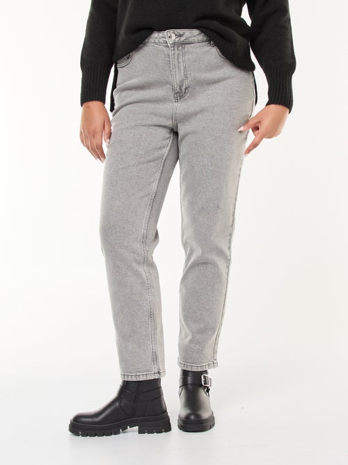 Straight-fit broek van elastische spijkerstof - Kiabi