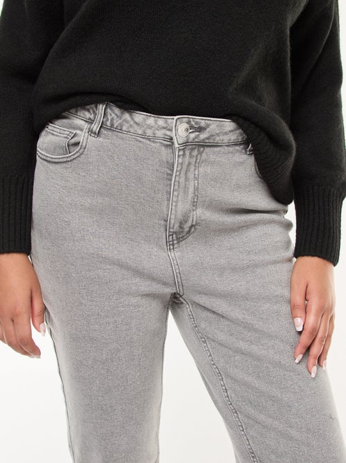 Straight-fit broek van elastische spijkerstof - Kiabi
