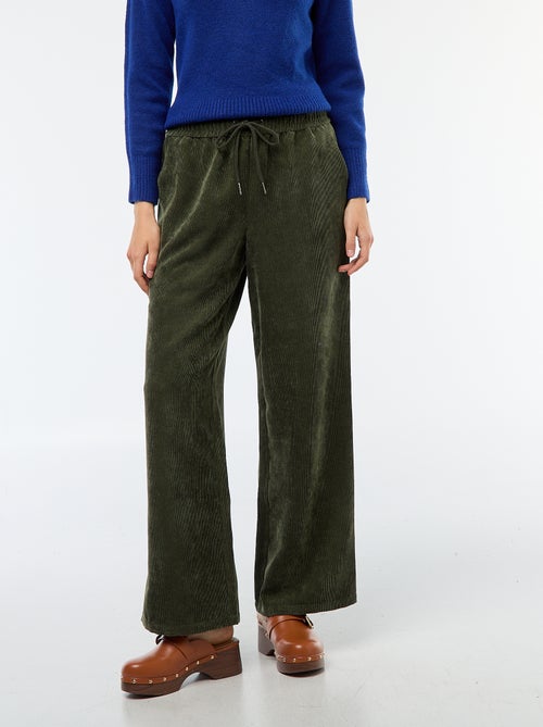 Straight-fit broek van velours 'JDY' - Kiabi