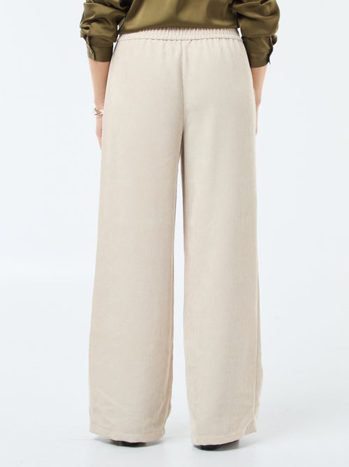 Straight-fit broek van velours 'JDY' - Kiabi