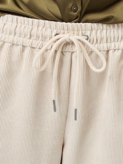 Straight-fit broek van velours 'JDY' - Kiabi