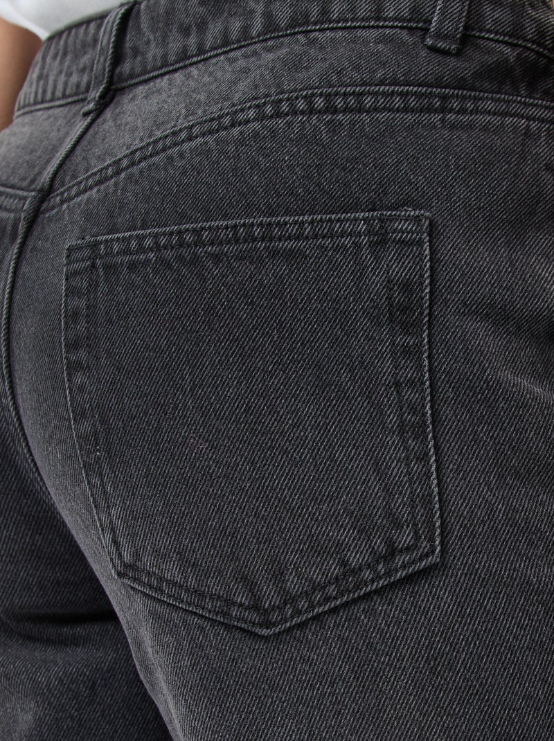 Straight fit jeans - L28 Zwart - Kiabi