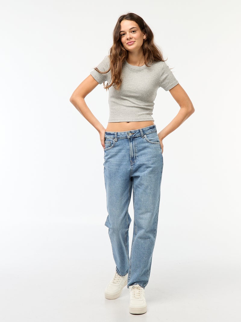 Straight-fit jeans Blauw - Kiabi