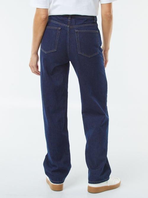 Straight-fit jeans met hoge taille - Kiabi