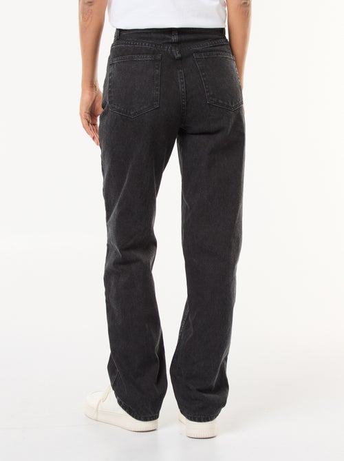 Straight-fit jeans met hoge taille - Kiabi