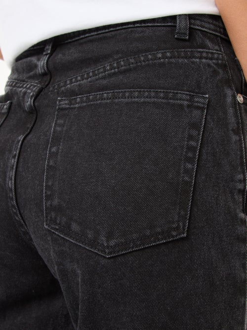 Straight-fit jeans met hoge taille - Kiabi