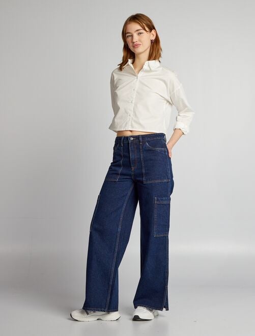 Straight-fit jeans met zakken - Kiabi