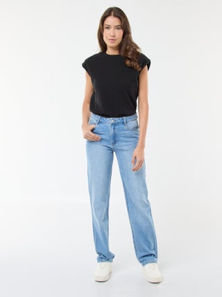 Straight-fit jeans / recht model met hoge taille - L32